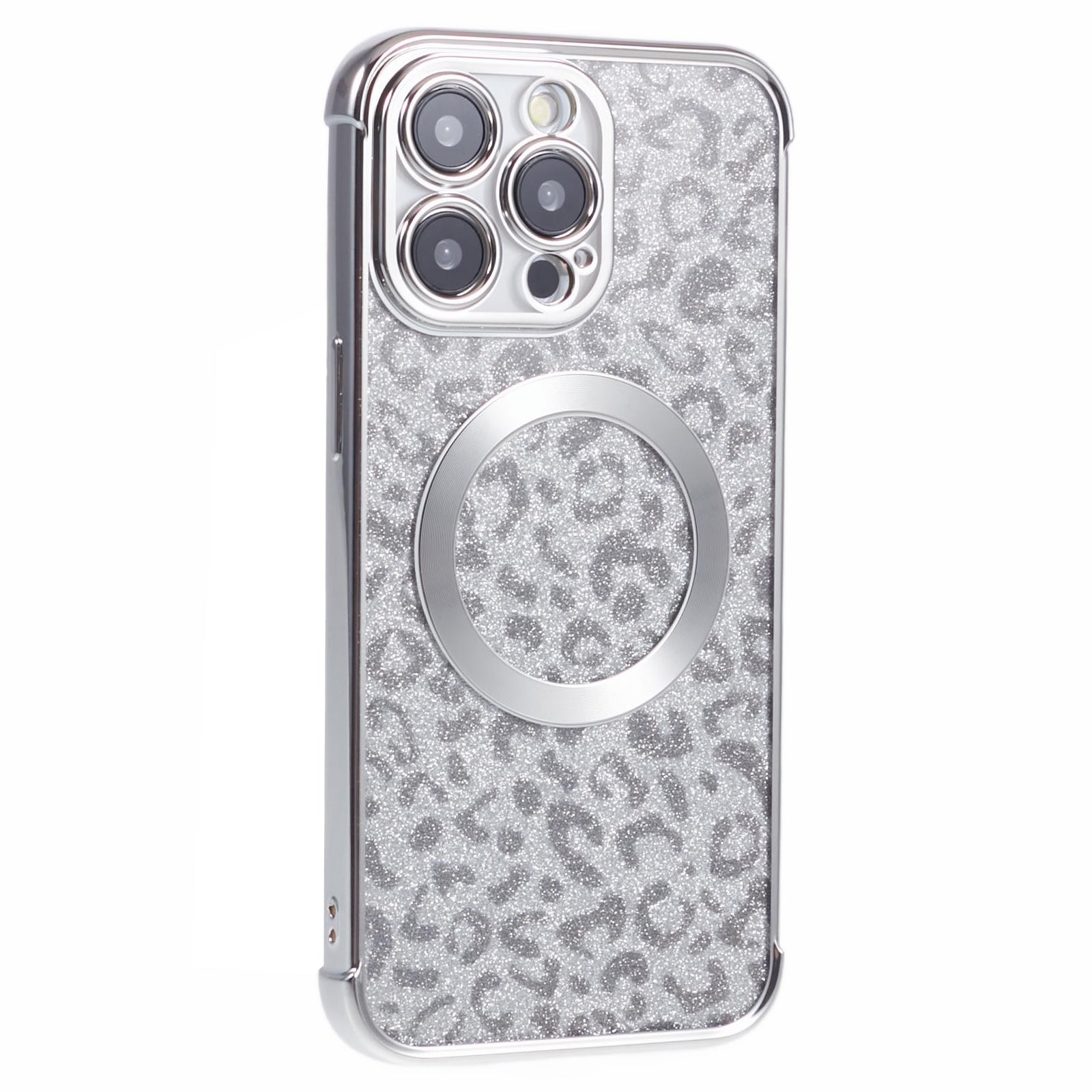 HRF Series for iPhone 12 Pro Magnetic Case Electroplating Leopard TPU Phone Cover HRF Series for iPhone 12 Pro Magnetic Case Electroplating Leopard TPU Phone Cover